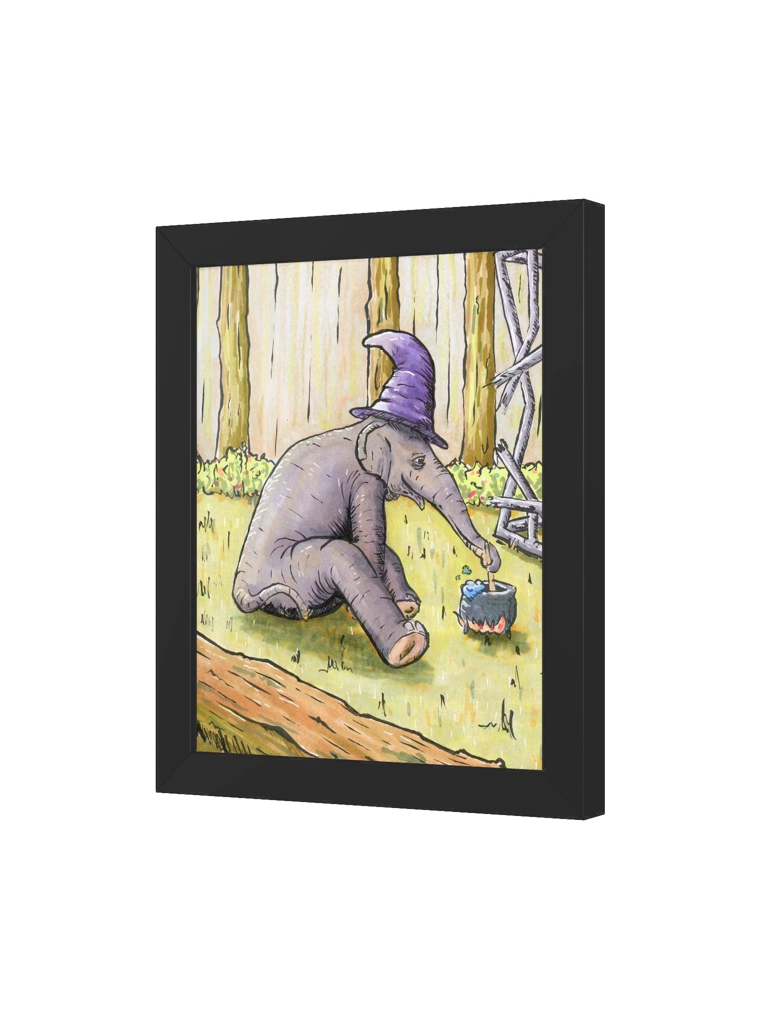 Elephant Witch Framed Print product image (4)