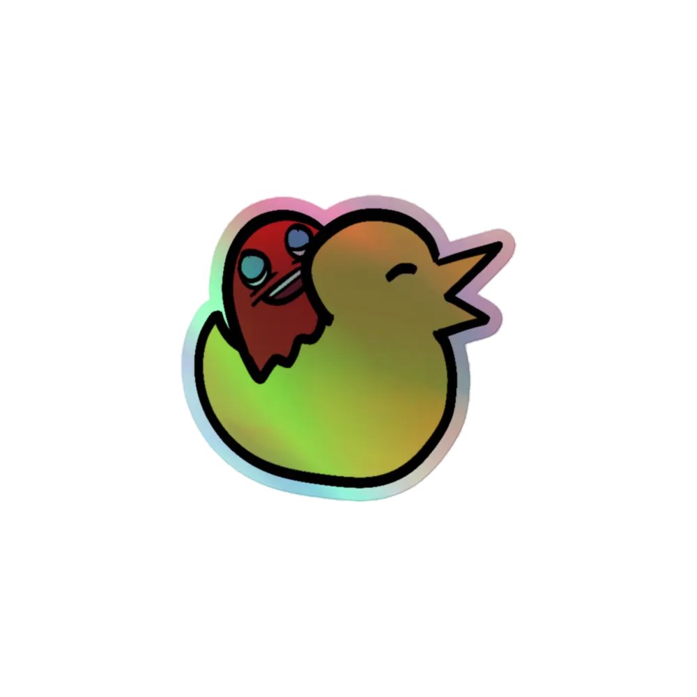 Duck Mount Holo Sticker product image (1)