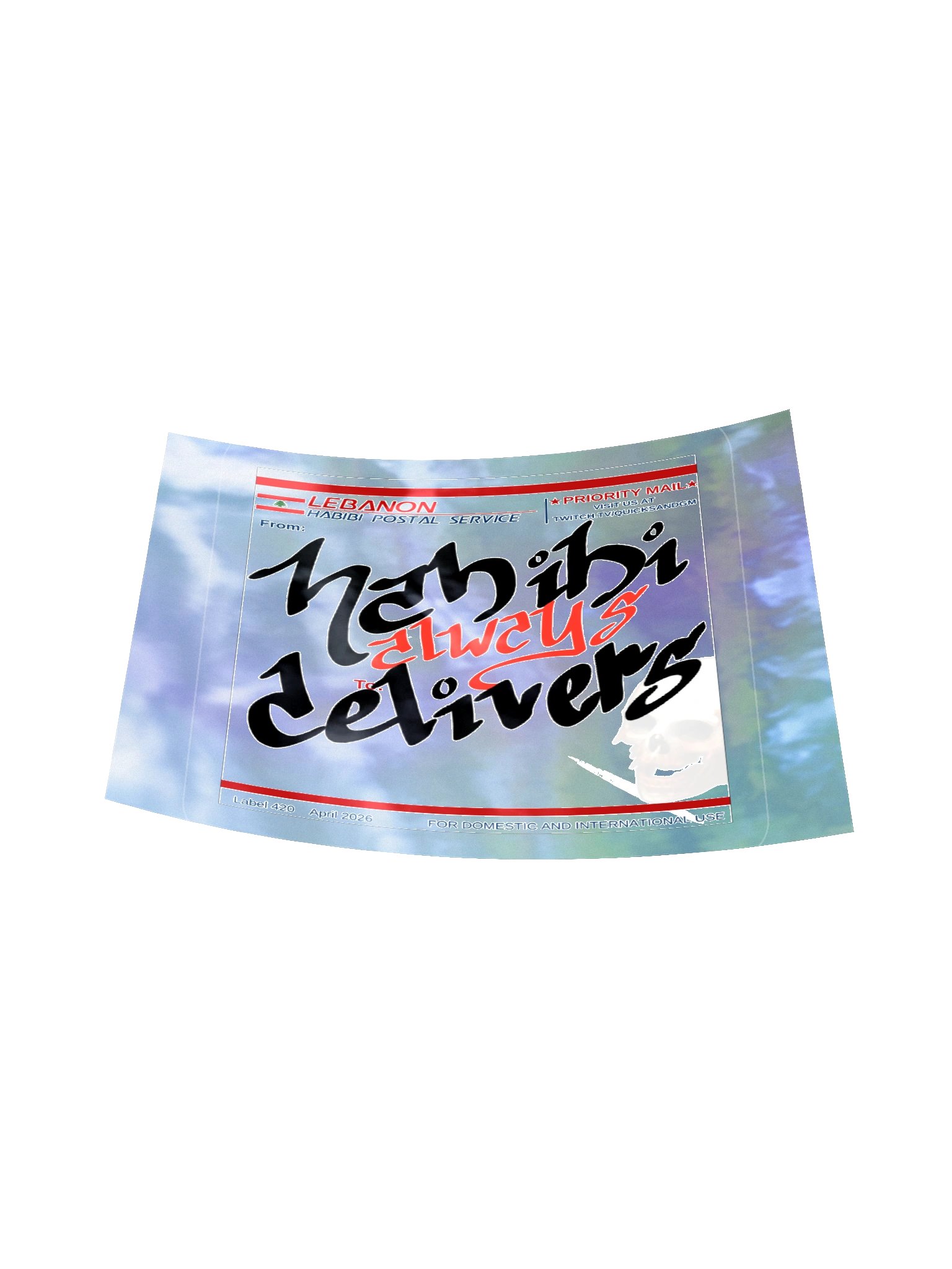 Habibi Postal Services Sticker product image (16)