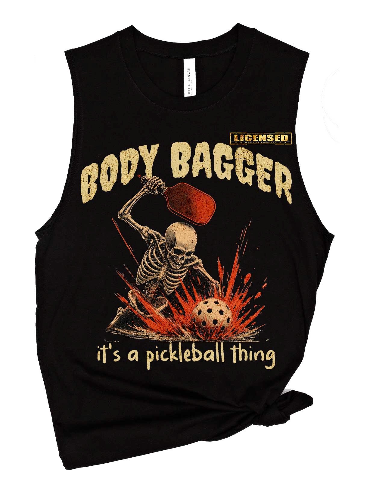 Body Bagger Halloween Pickleball Tank Top for Men and Women product image (1)