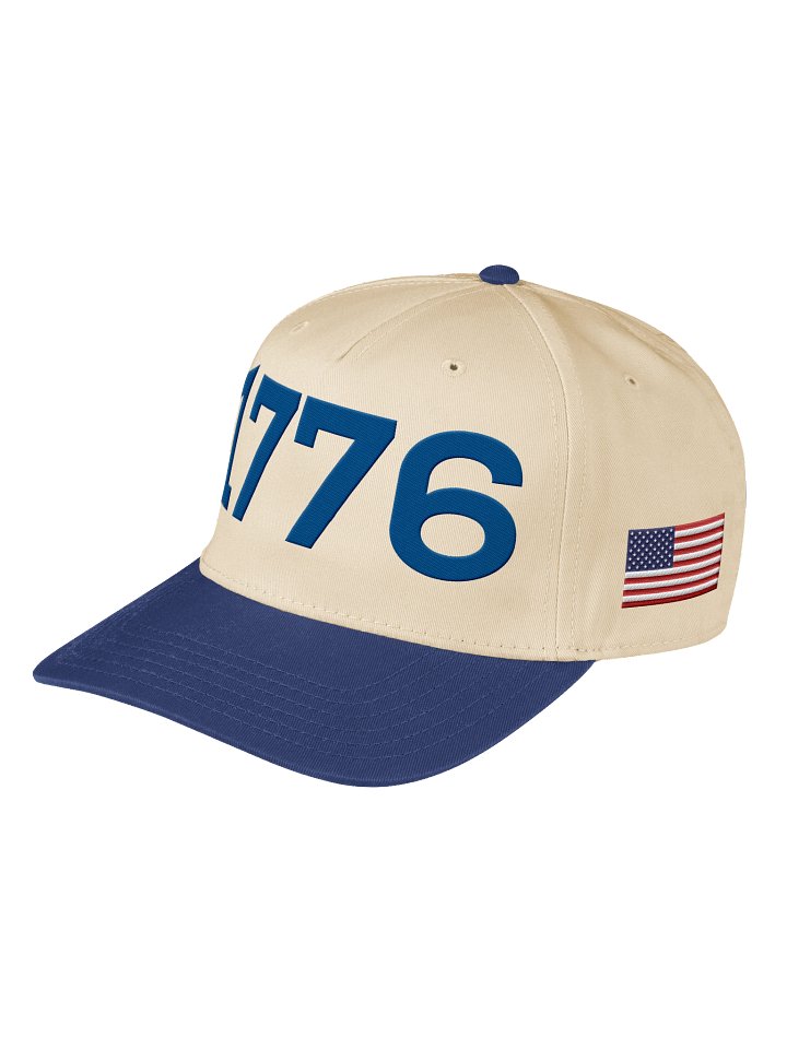 Embroidered 1776 Hat | USA 250th Anniversary Patriotic Cap product image (2)