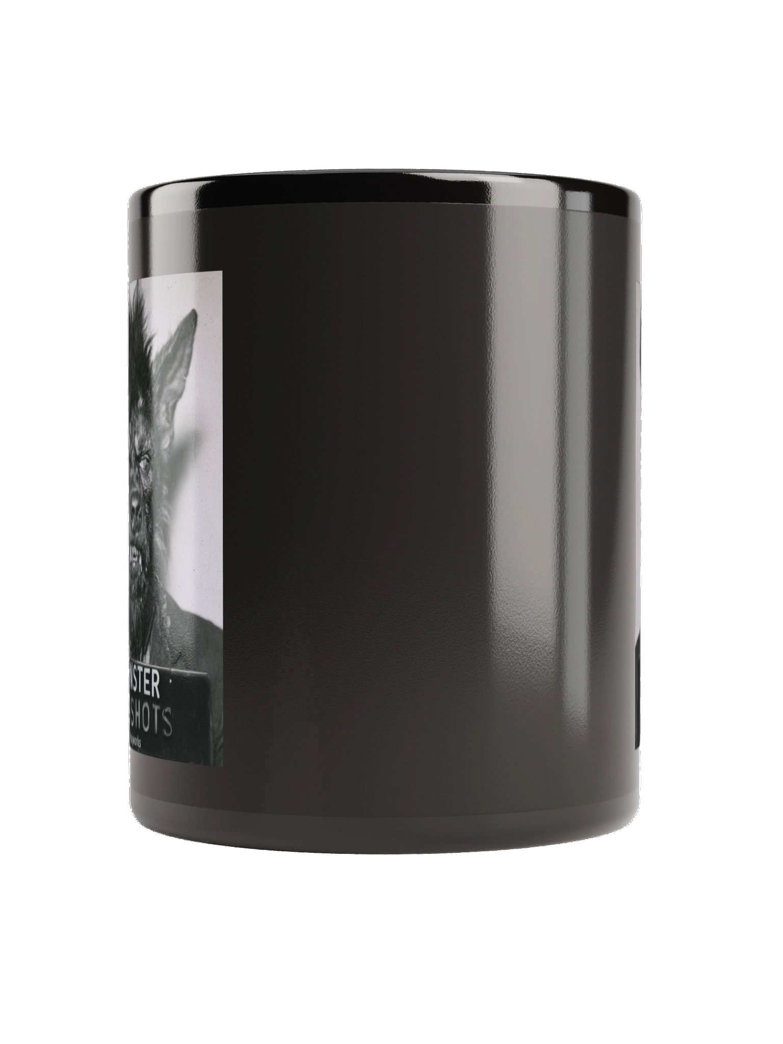 Monster Mugshots No. 003 - Black Ceramic Mug product image (2)