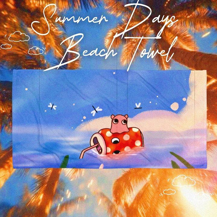 Summer Days Beach Towel product image (1)
