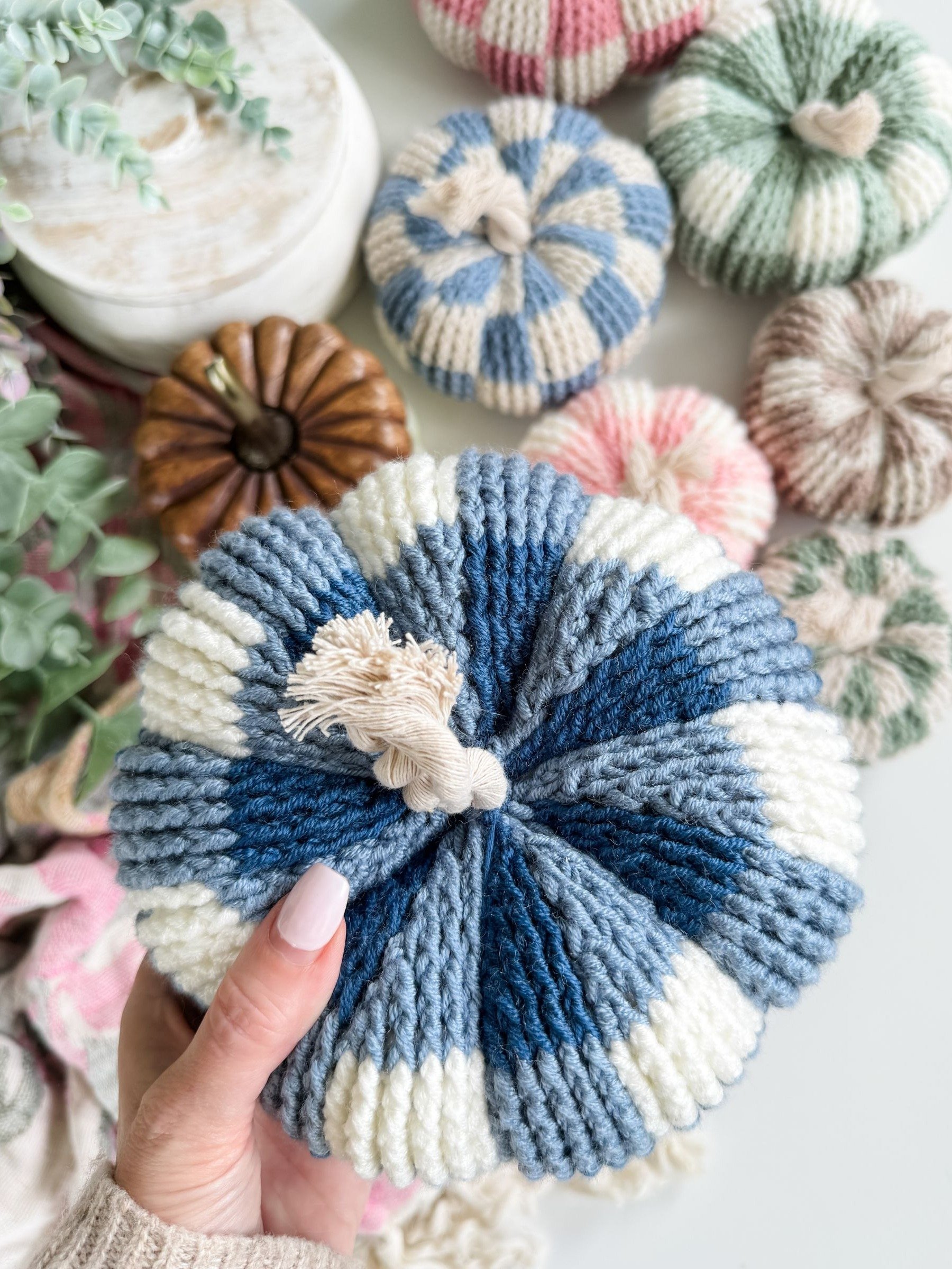 Country Gingham Pumpkin Crochet Pattern product image (7)