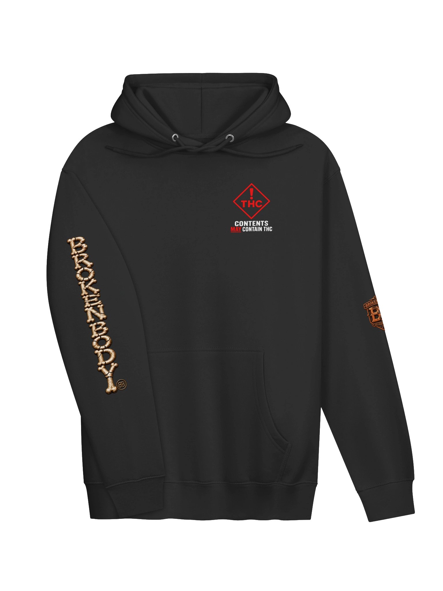 BROKEN BODY™ — SMALL BITE. BIG JOURNEY. — PULLOVER HOODIE product image (3)