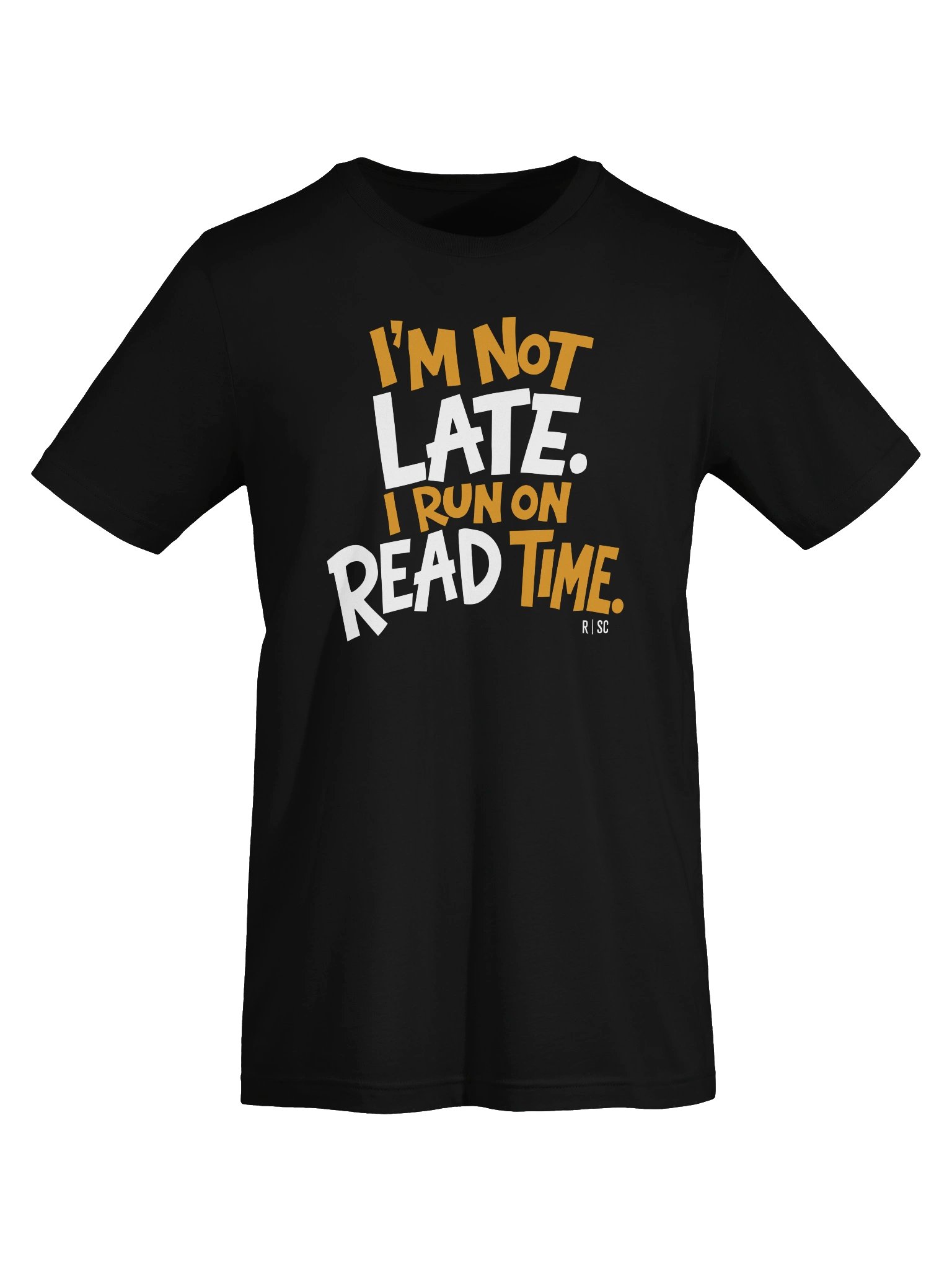 Read Time T-Shirt (Orange & White) product image (5)