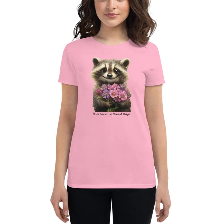 Floral Raccoon Women's Tee product image (1)