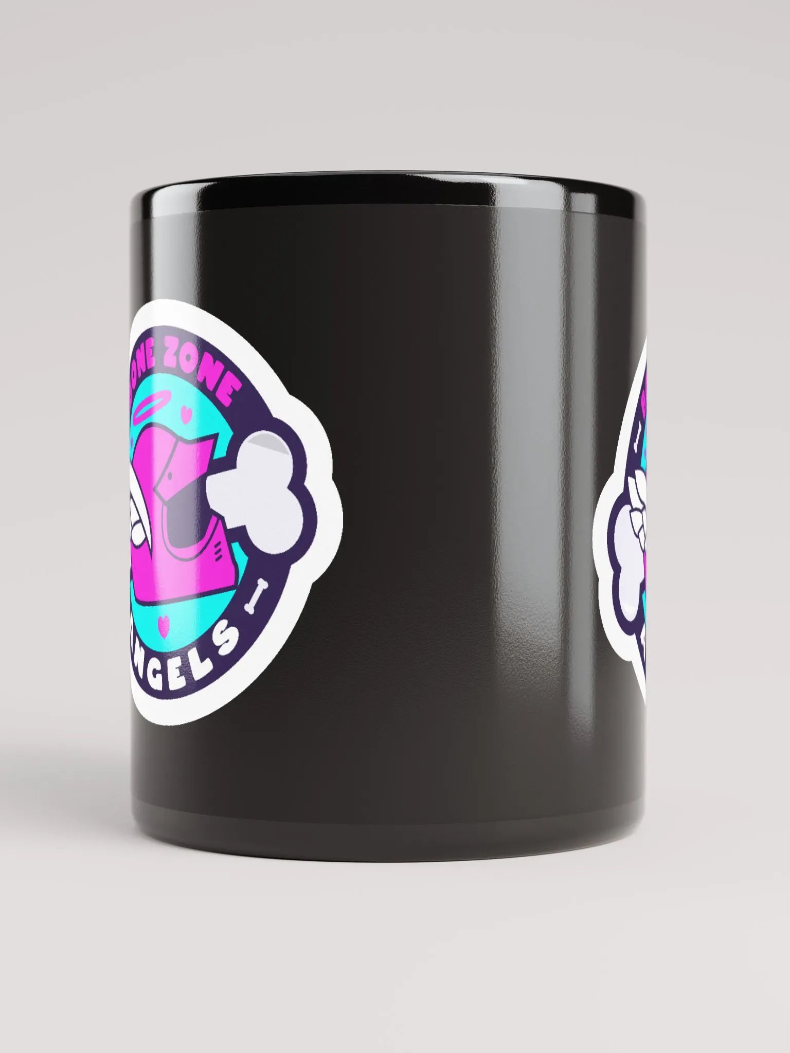 BONE ZONE ANGELS BLACK MUG product image (10)