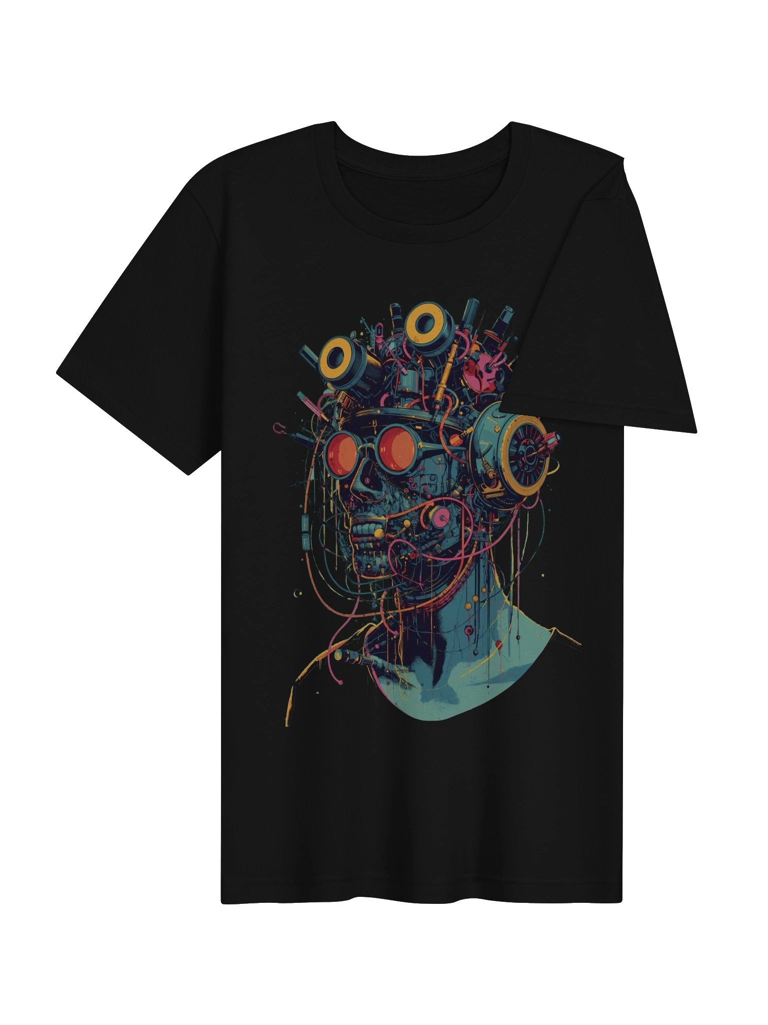 Futuristic Wired Nerd Lightweight T-Shirt product image (7)