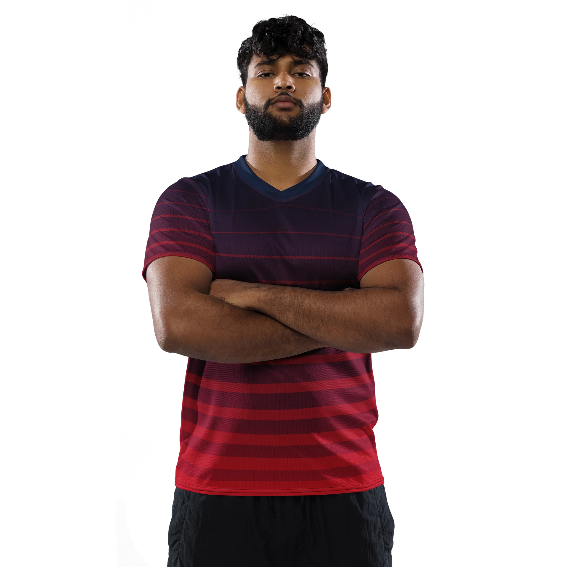 Neon Horizon Abstract Sports Jersey product image (3)