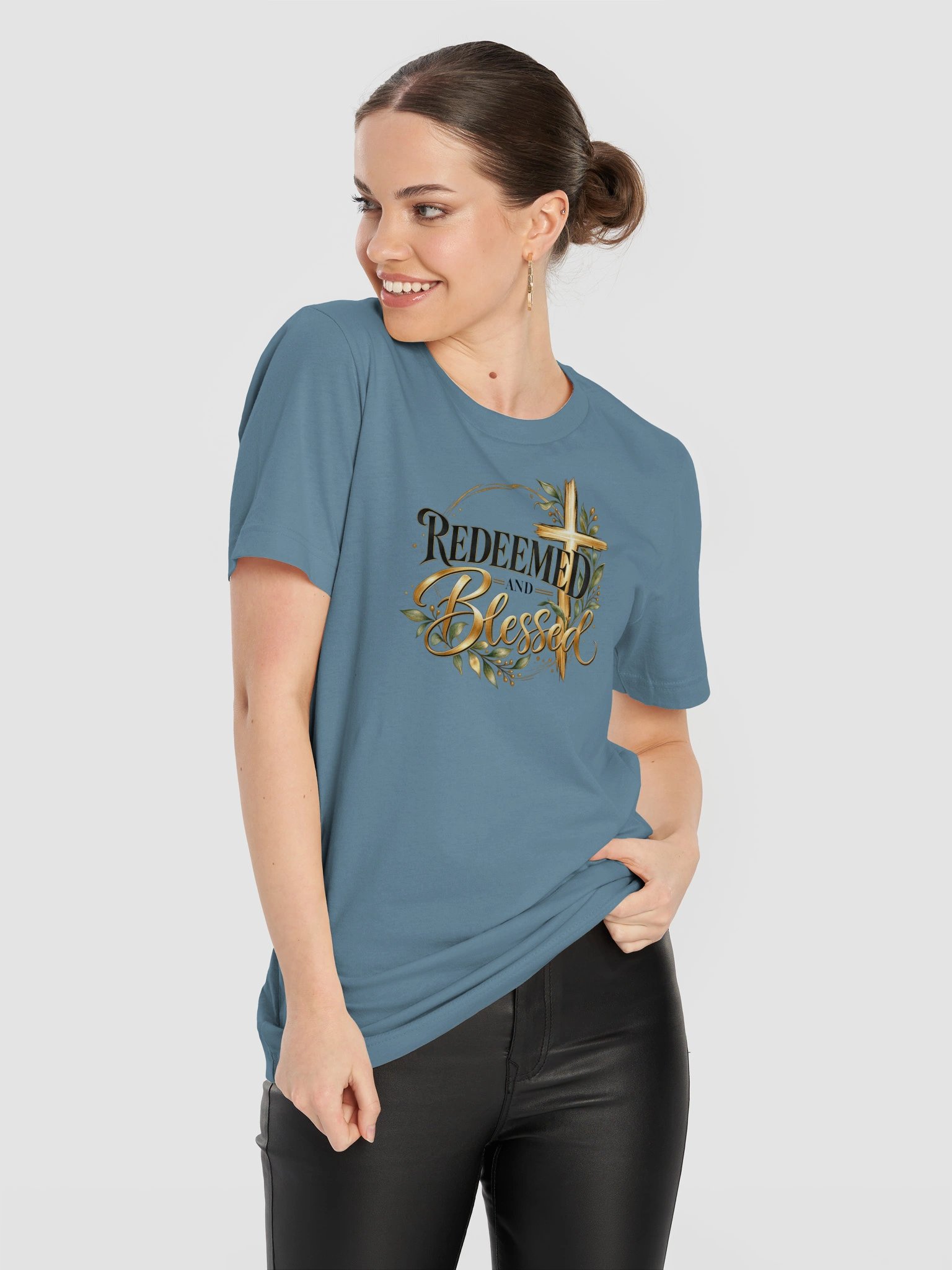 Redeemed & Blessed Christian T-Shirt product image (44)