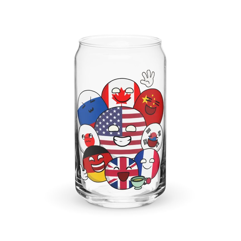 Countryball Can-Shaped Glass product image (1)