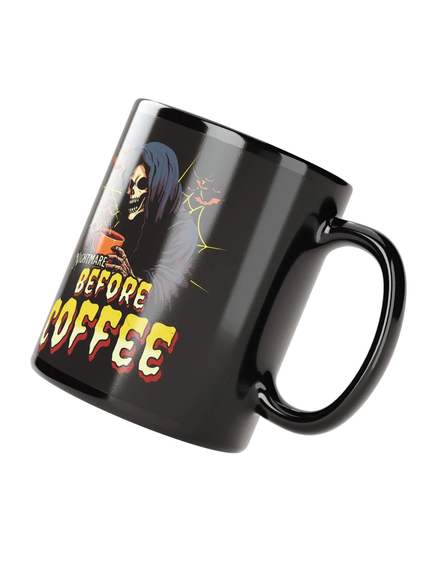 Skeleton Drinking Coffee Mug – 