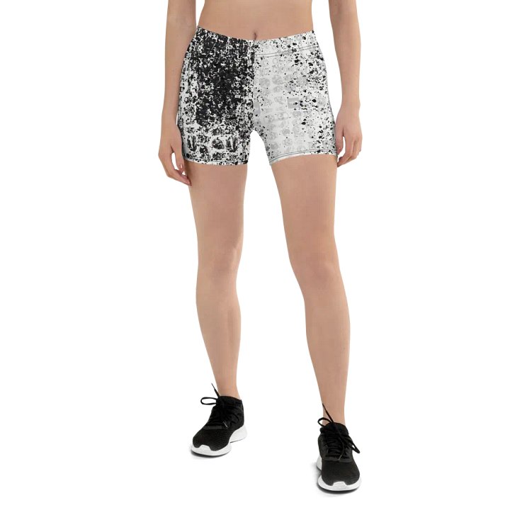 Mystic Symbols B/W | All-Over Print Shorts product image (1)