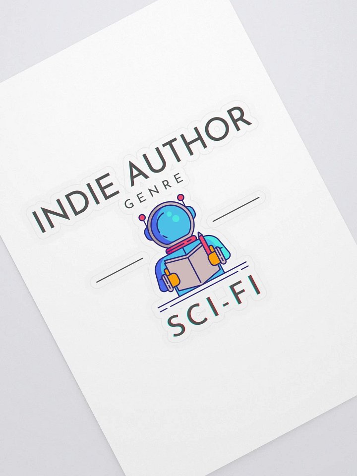 Indie Author Genre Science Fiction Sticker product image (1)