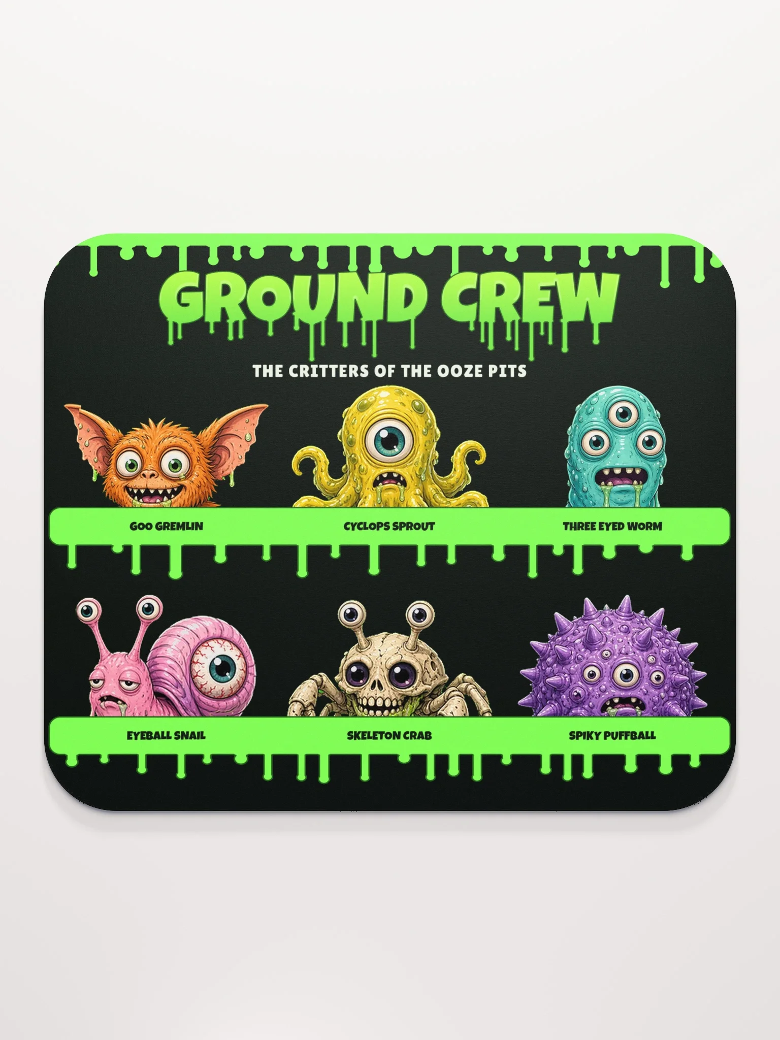 Oozlings Ground Crew Mouse Pad, second view