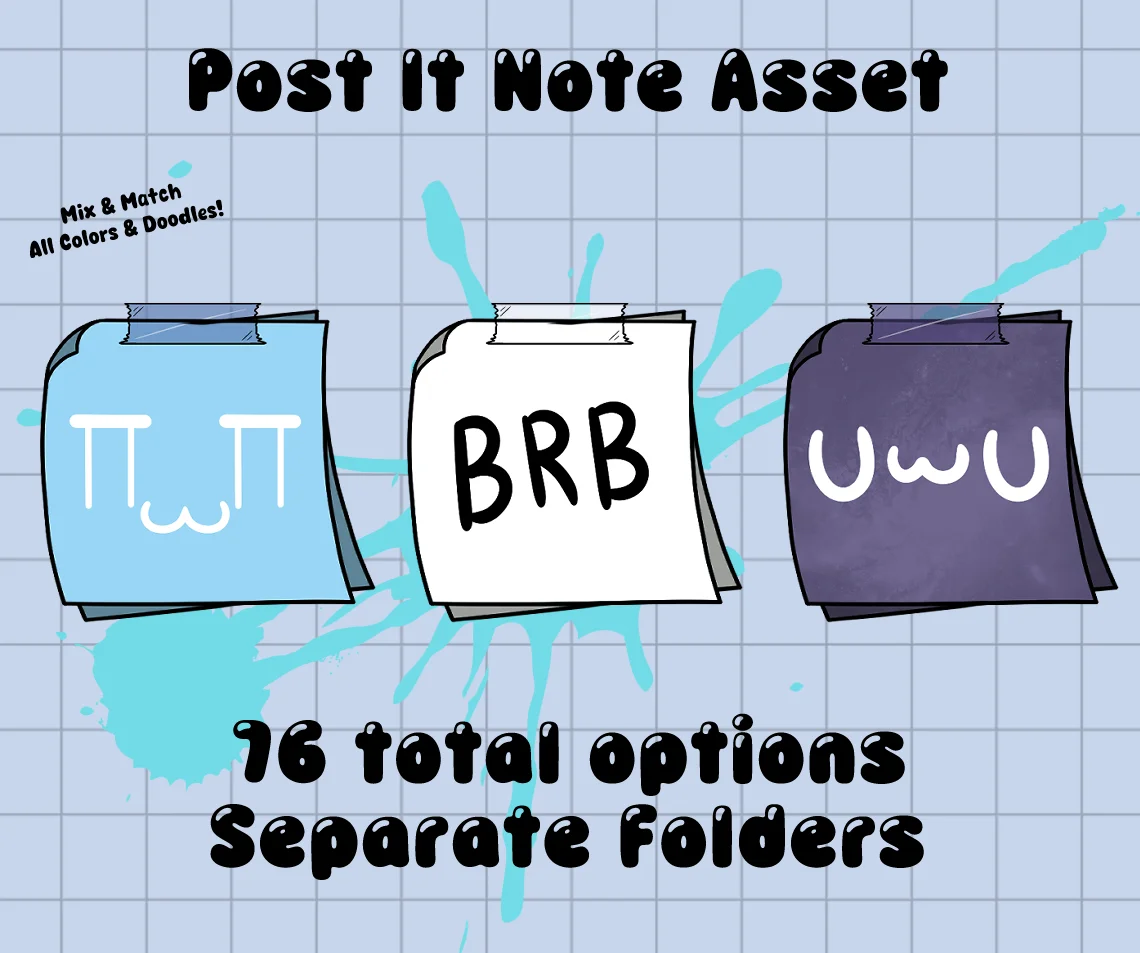 Post It Note Asset product image (1)