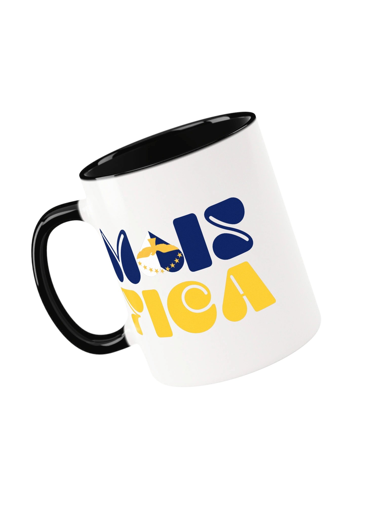 mais fica curly (azores) flag heart mug product image (41)