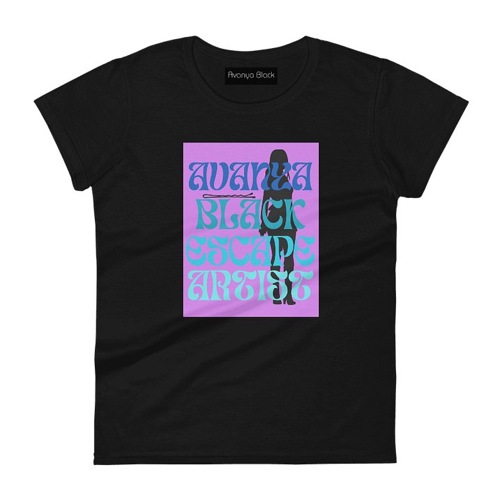 Avanya Black Escape Artist Women's T-shirt product image (1)
