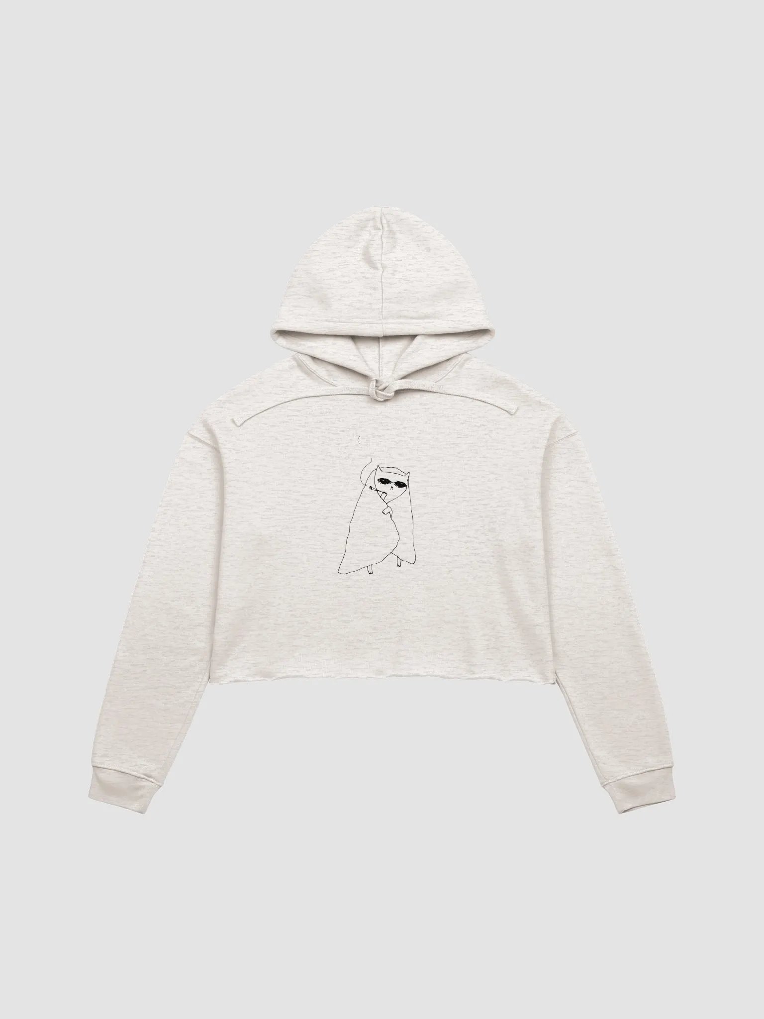 Catty Coolness Cropped Hoodie product image (4)