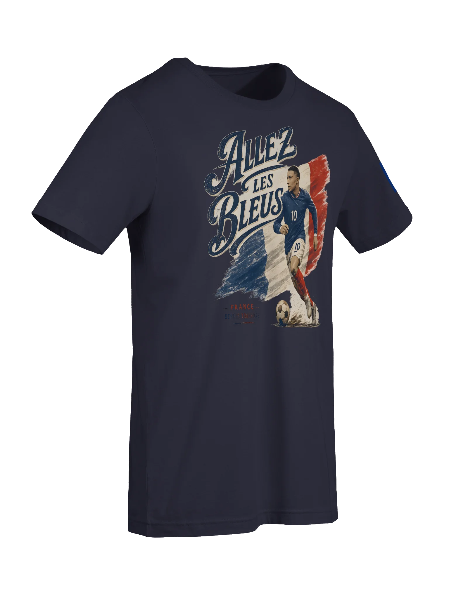 Allez Les Bleus! Vintage France Football T-Shirt Sleeve Flag Edition 🇫🇷 product image (17)