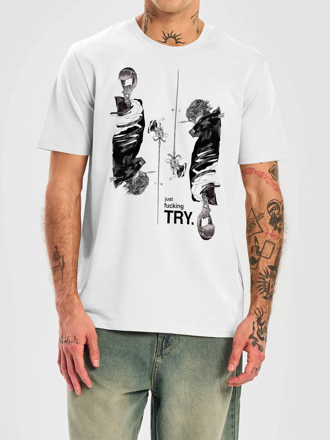 "Just TRY" Unisex T-Shirt product image (3)