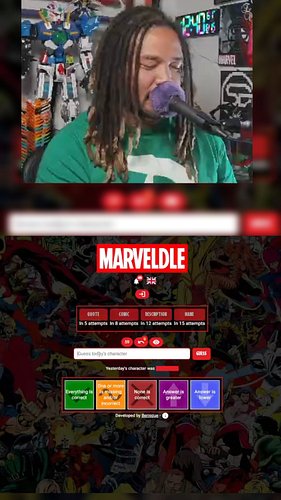Comic Marveldle for Aug 14 - I'm SO SORRY I missed yesterday! BUT WE GOT THERE TODAY #comics #marvel #marveldle
