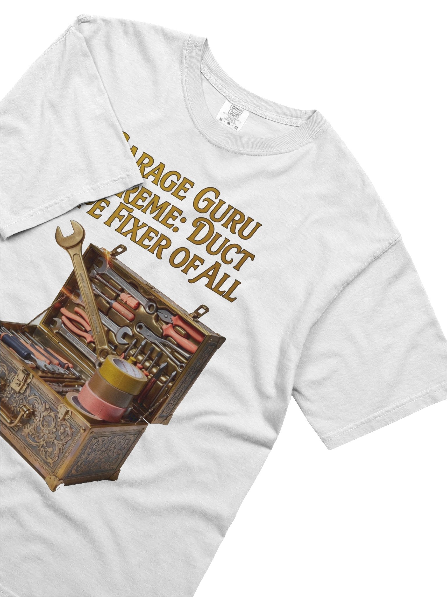 Garage Guru Supreme T Shirt, Duct Tape Fixer Mug, Funny Dad Gift product image (5)