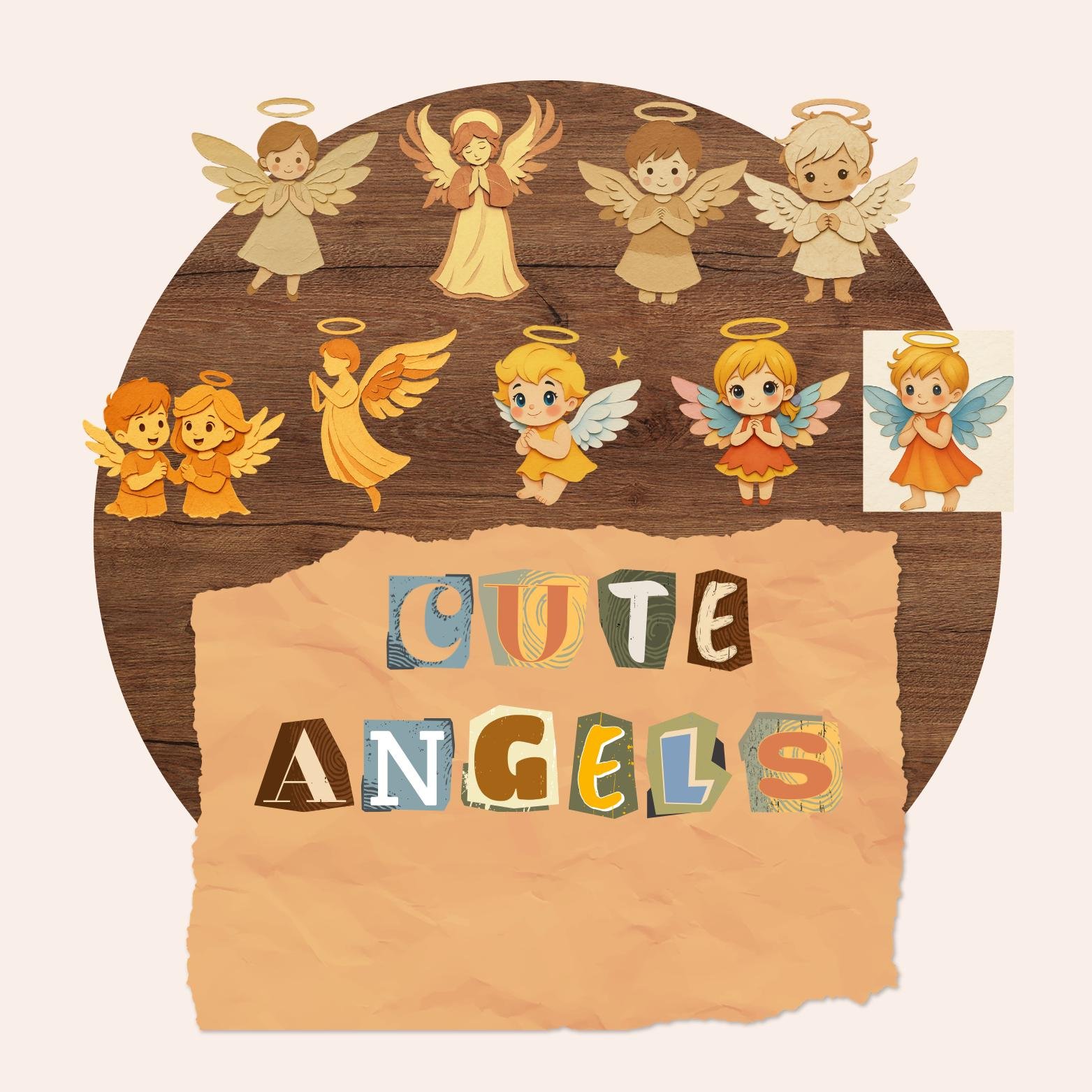 Christian Cutouts Vintage Angels product image (5)