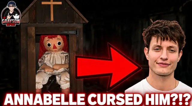 Do you think the Annabelle doll really cursed Matt Rife—or is that just an excuse for his behavior? Check out our latest video on Youtube and Comment Below! Link in the Bio or Search for Grayson Report and look for our Logo on YT! #mattrife , #anabelle , #curse , #theconjuringhouse , #paranormal 
