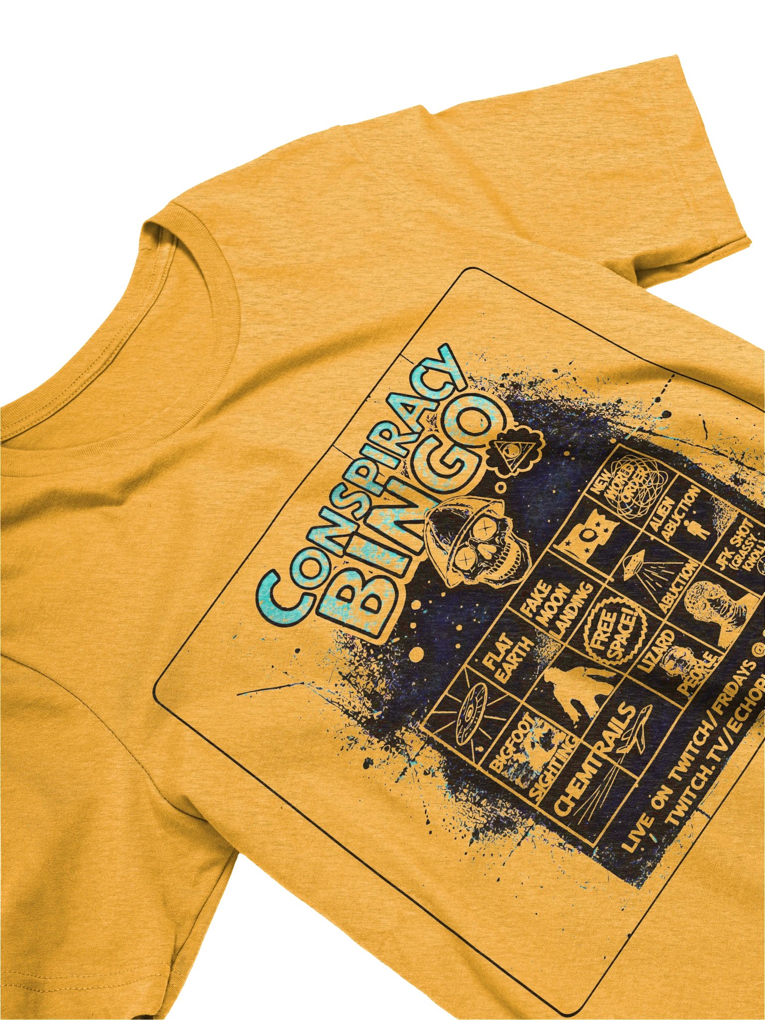 Conspiracy Bingo 2026 Tee - Light Colors product image (4)