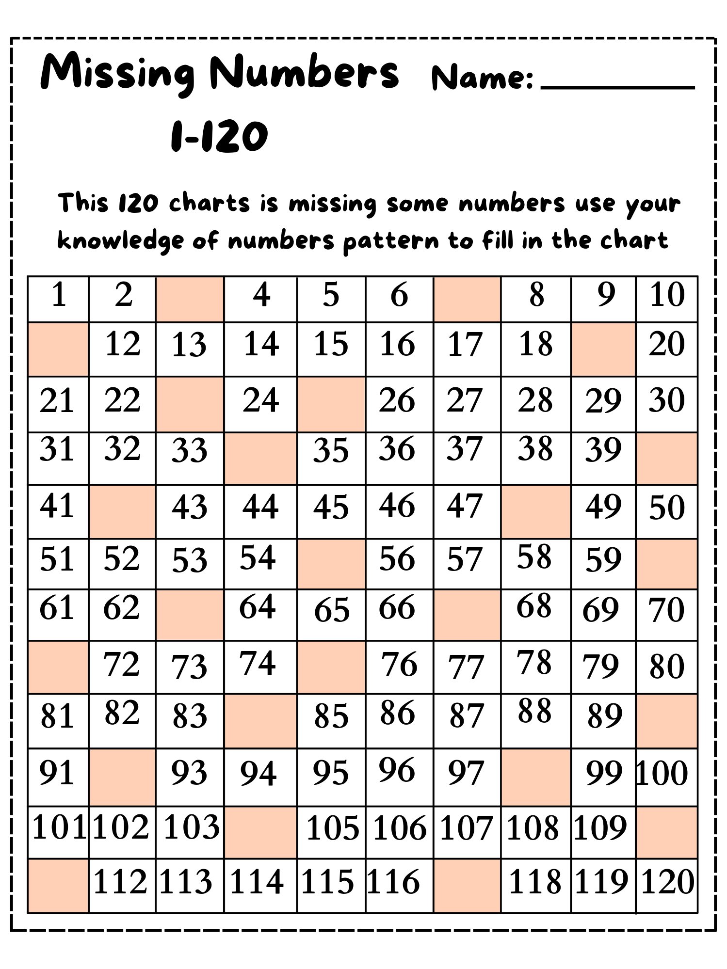 Missing Numbers Workbook product image (4)