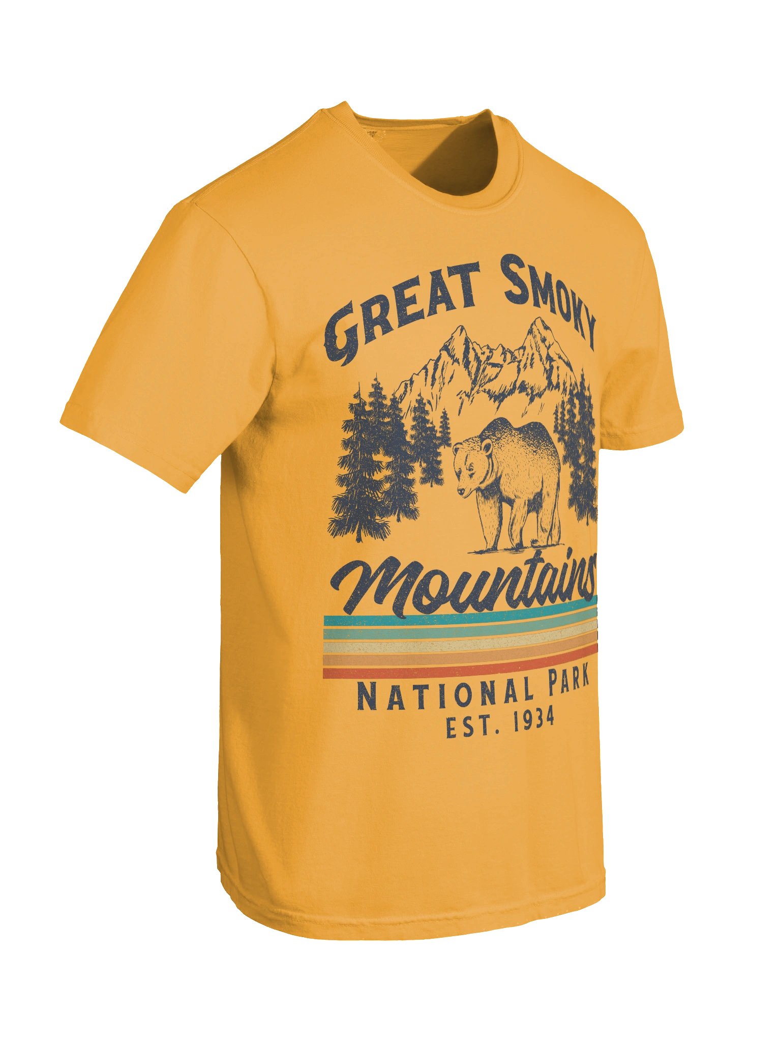Great Smoky Mountains National Park Shirt – Vintage Bear Mountain Retro Outdoor Tee product image (9)