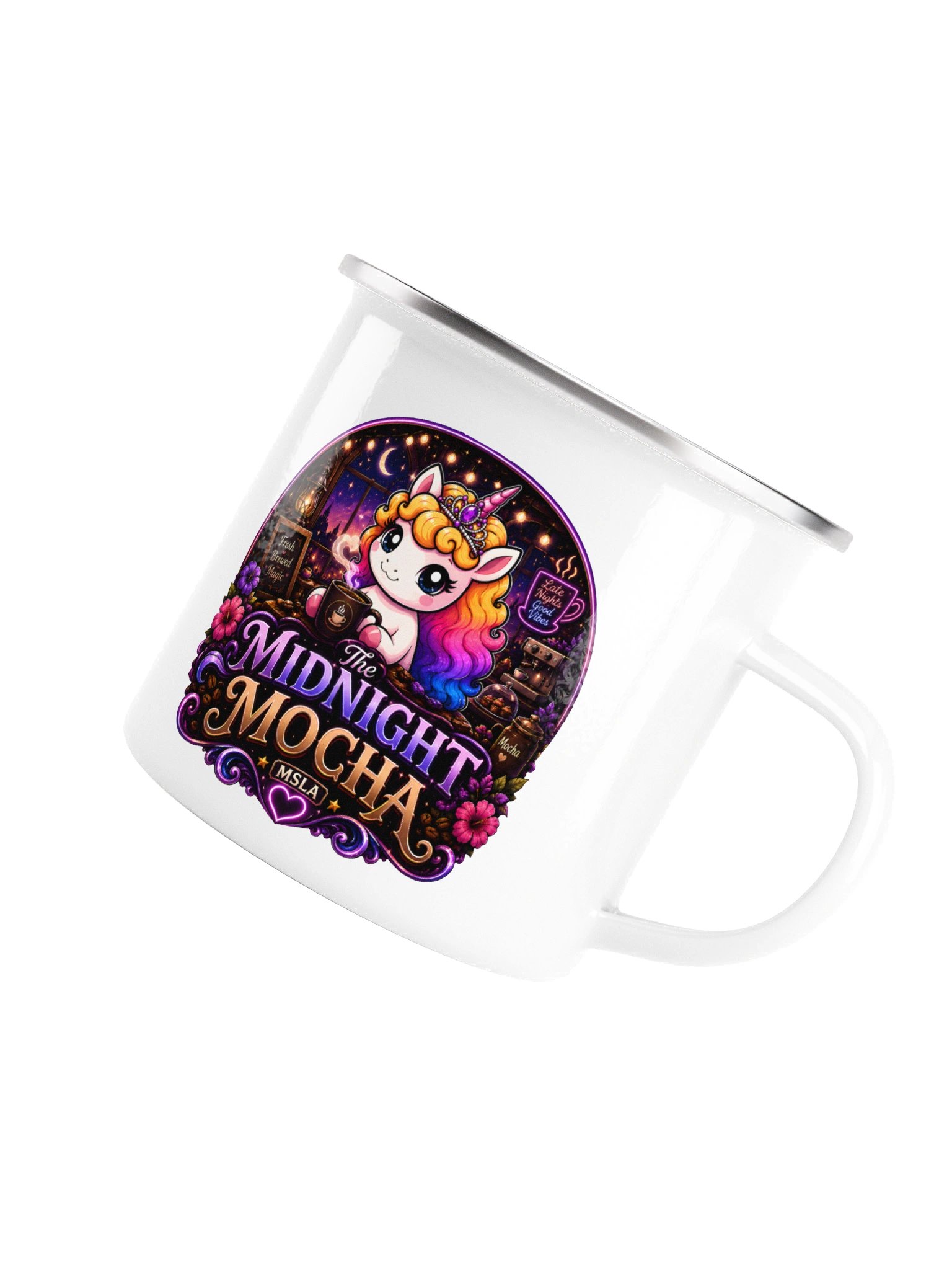 The Midnight Mocha - Enamel Mug product image (3)