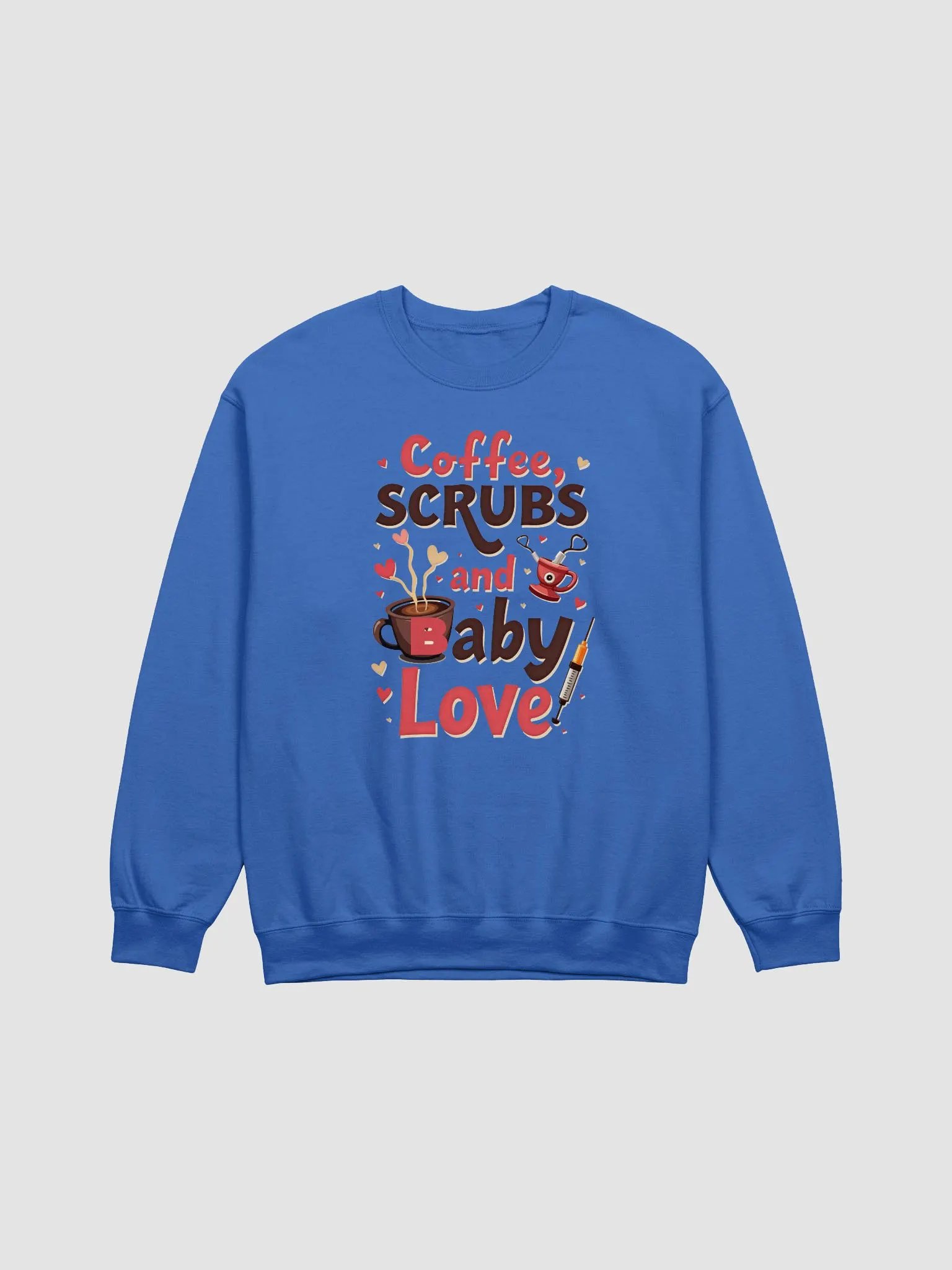 Coffee, Scrubs and Baby Love Crewneck Sweatshirt product image (9)