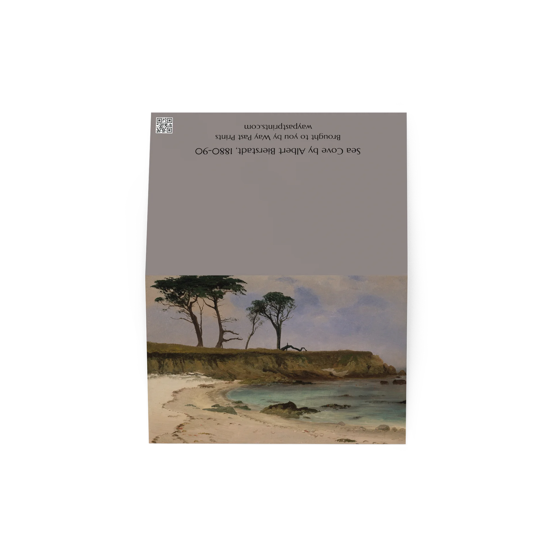 Sea Cove (Albert Bierstadt) Greeting Card product image (3)