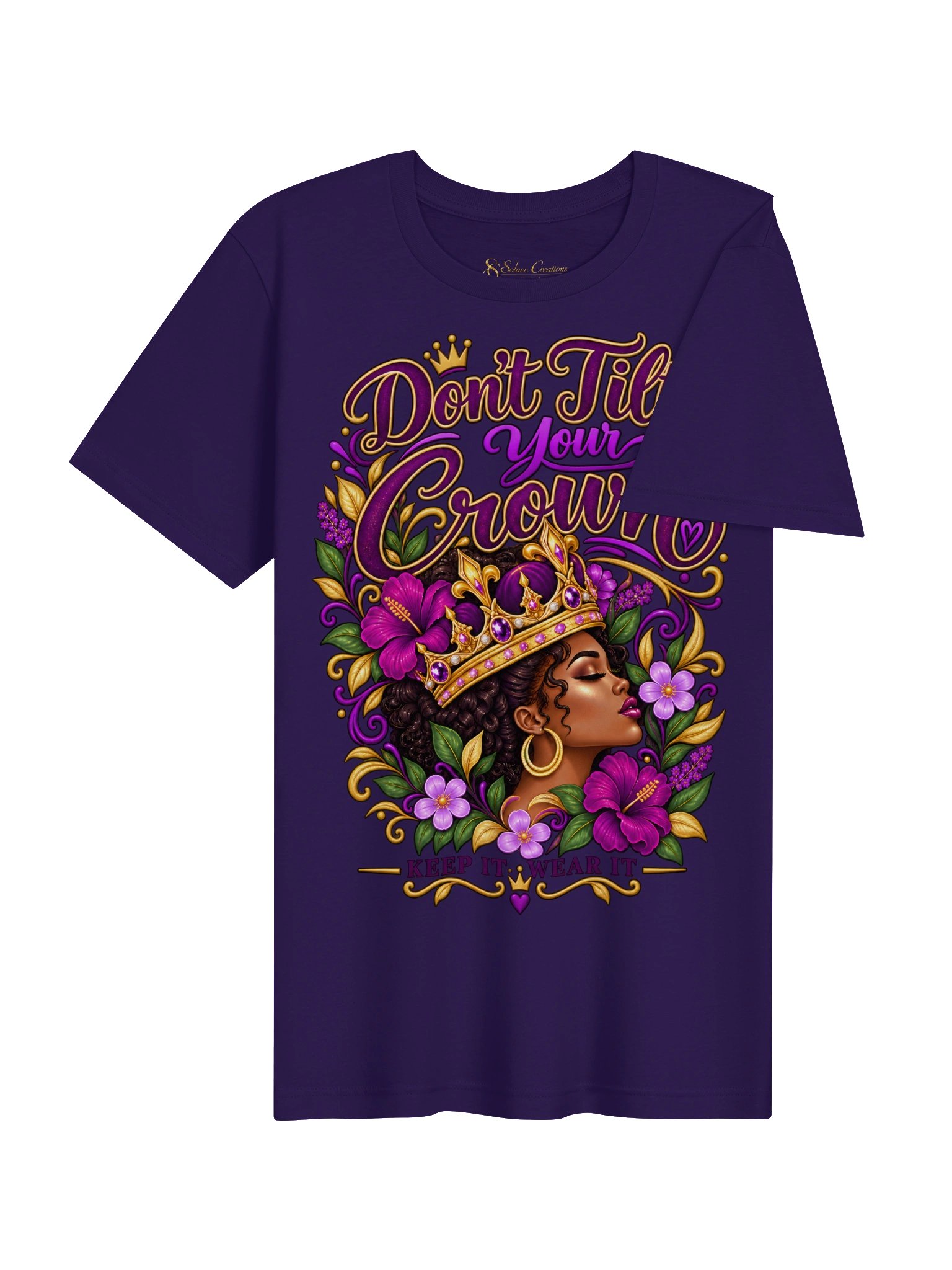 Don’t Tilt Your Crown Empowerment Tee product image (130)