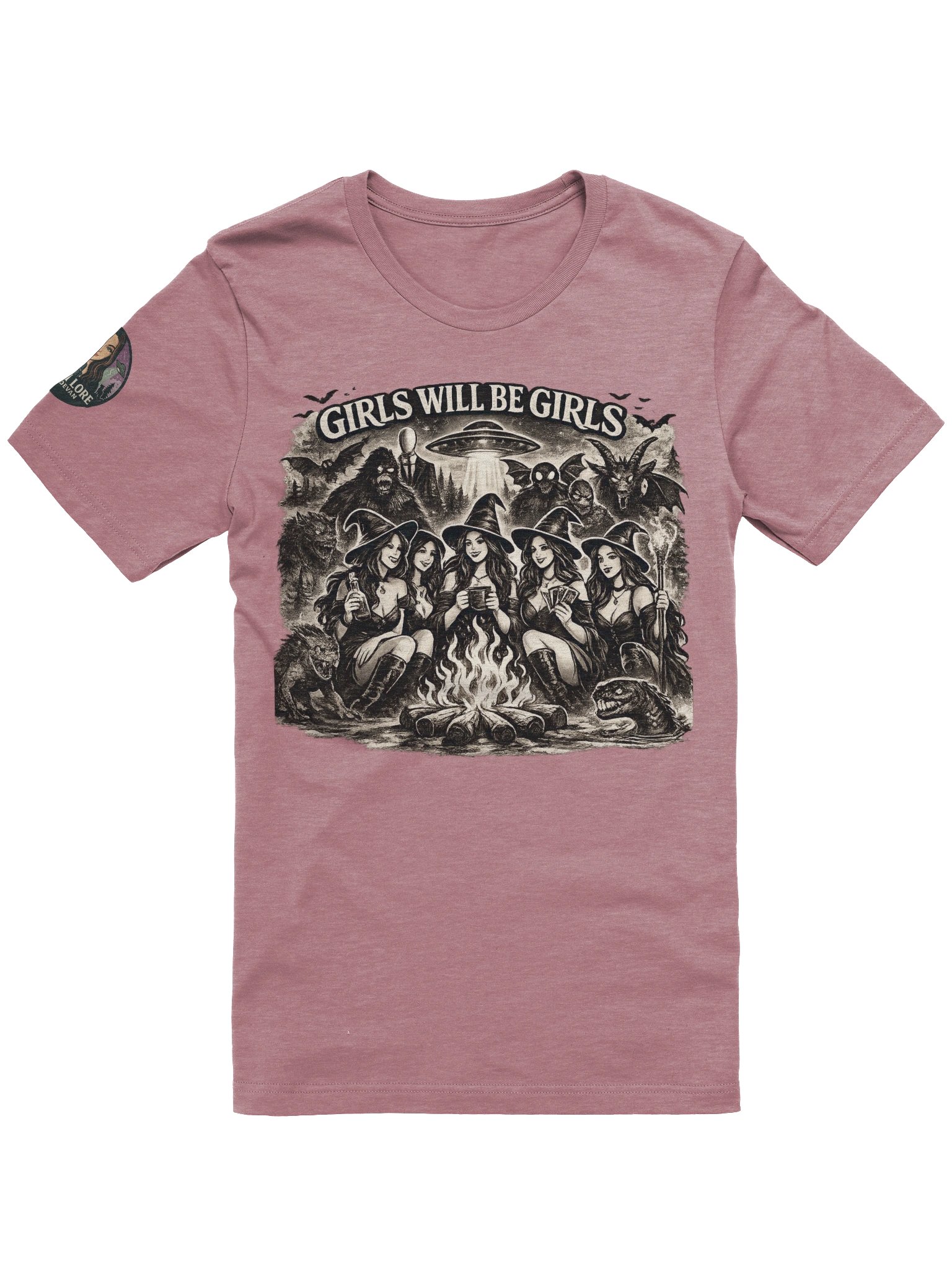 GIRLS WILL BE GIRLS SUPER SOFT T-SHIRT (HEATHERED COLORS PT.2) product image (1)