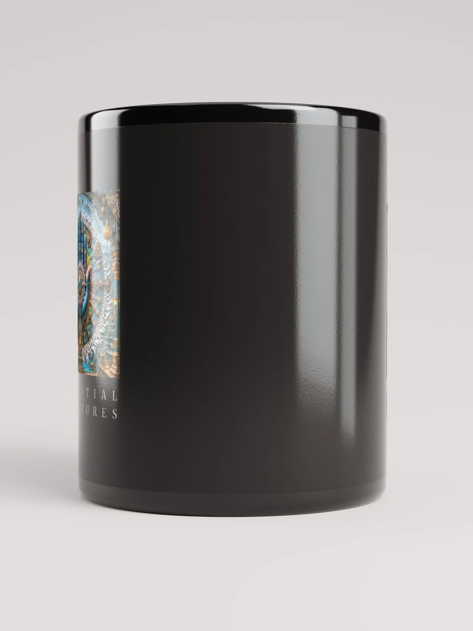 Celestial Creatures | Black Glossy Mug product image (6)