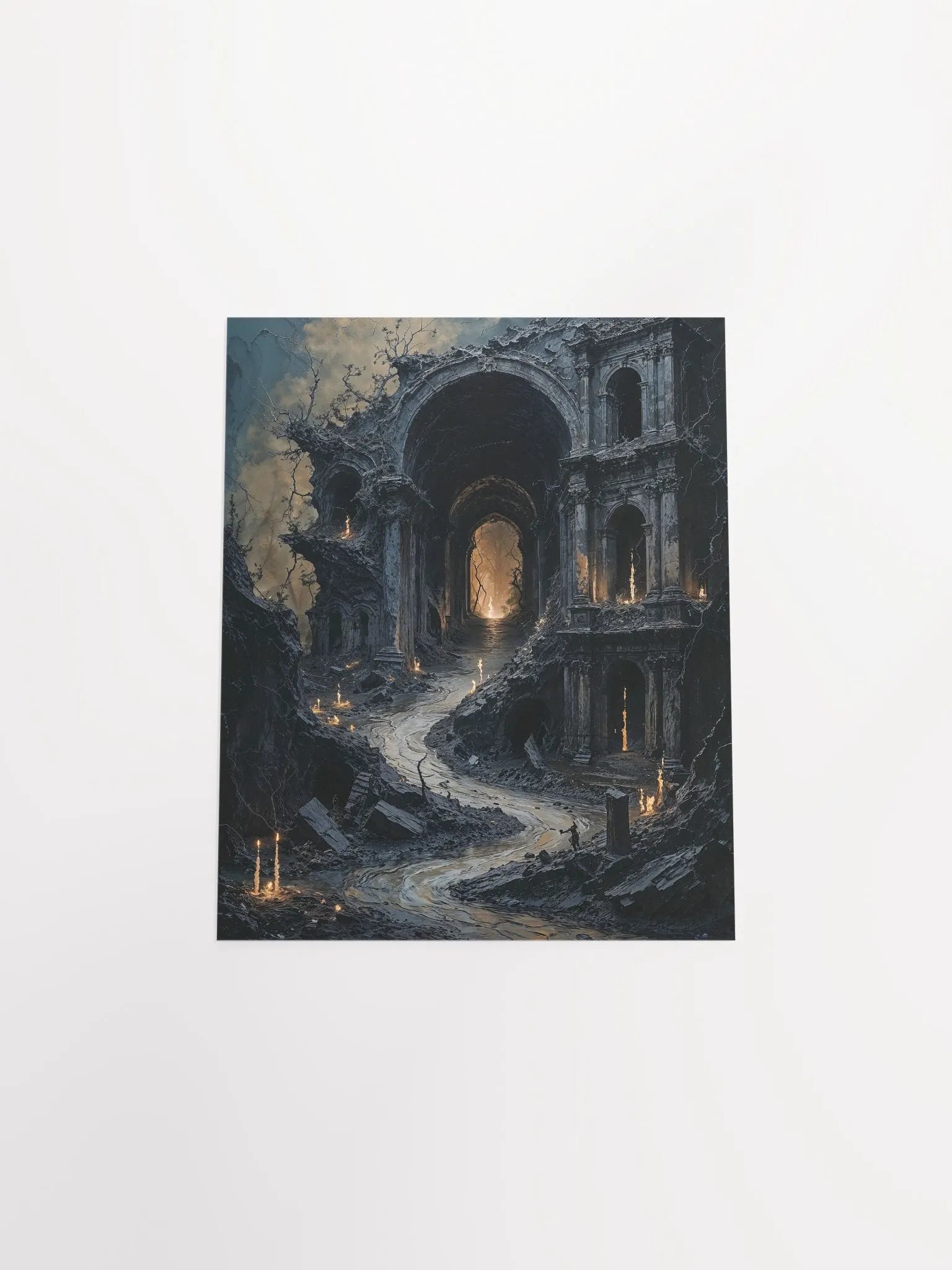 Dark Ruins Matte Poster product image (27)