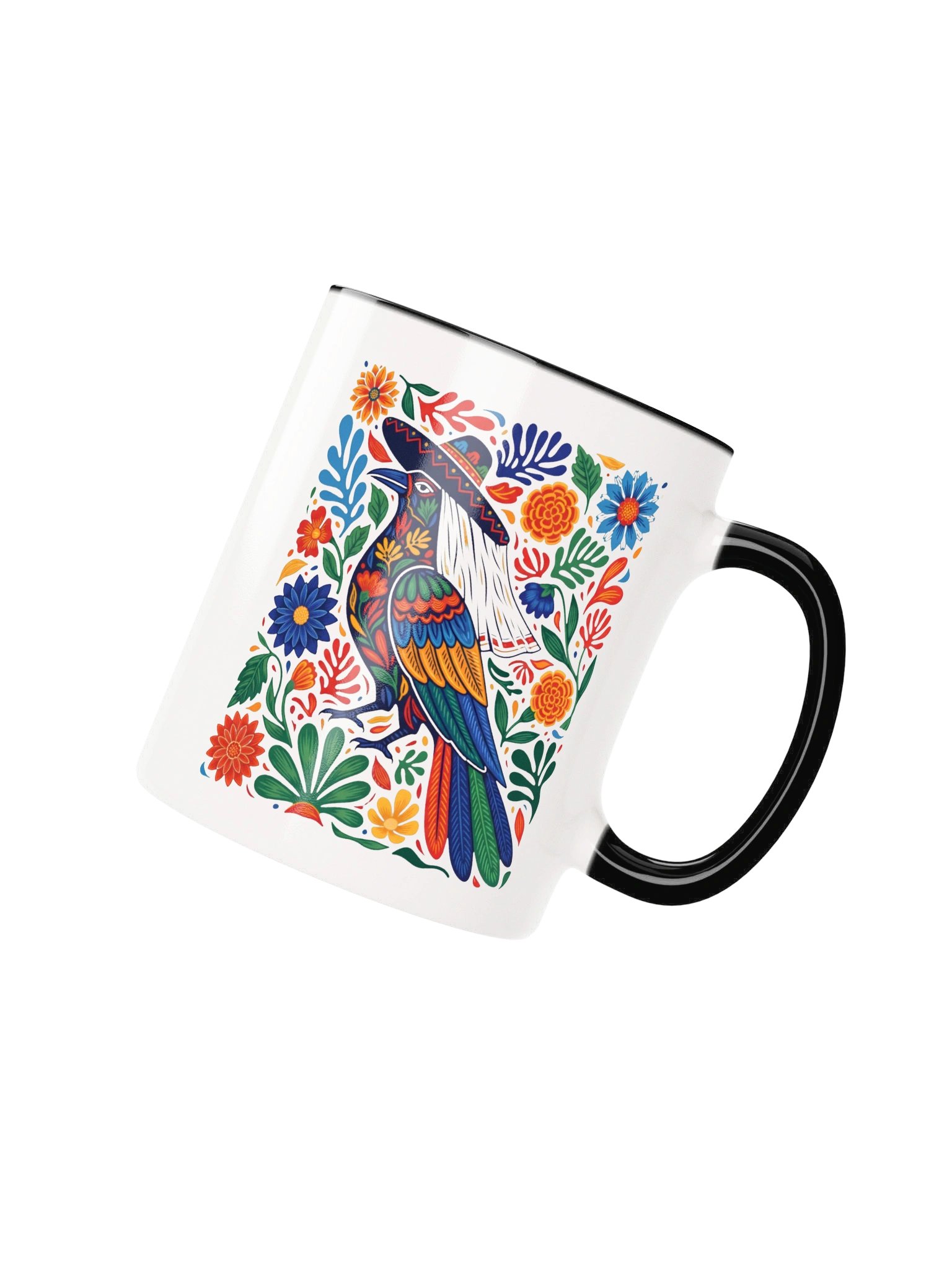 Folk Art Raven Mug product image (25)