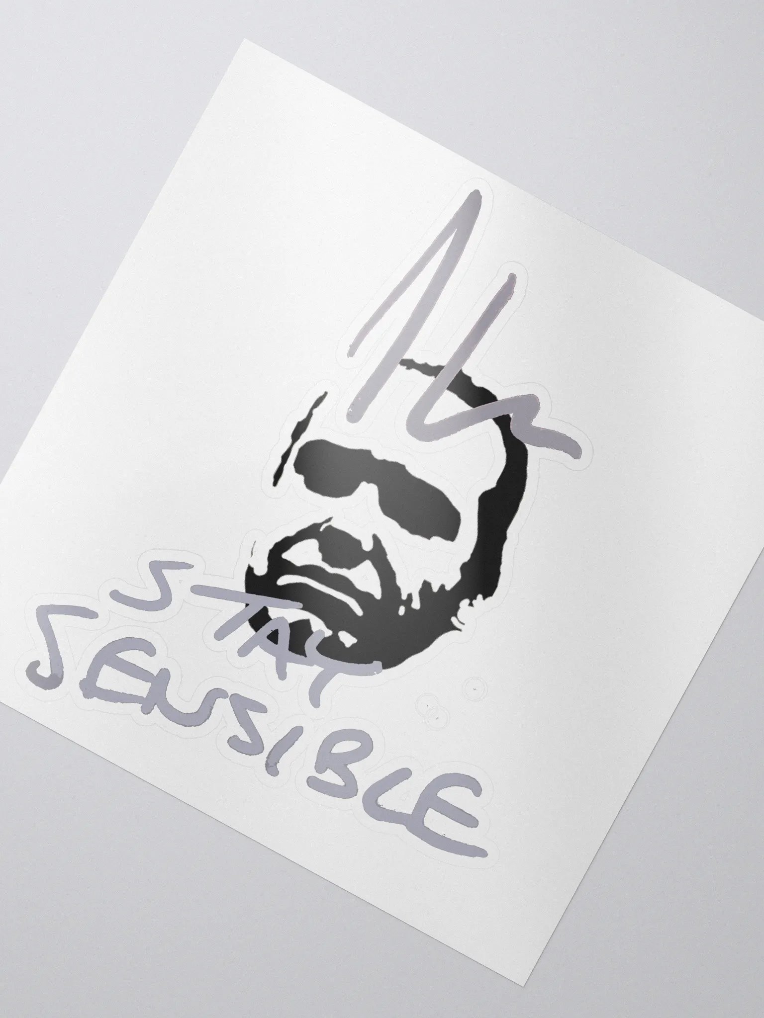 Jon Hare Stay Sensible Stickers product image (2)