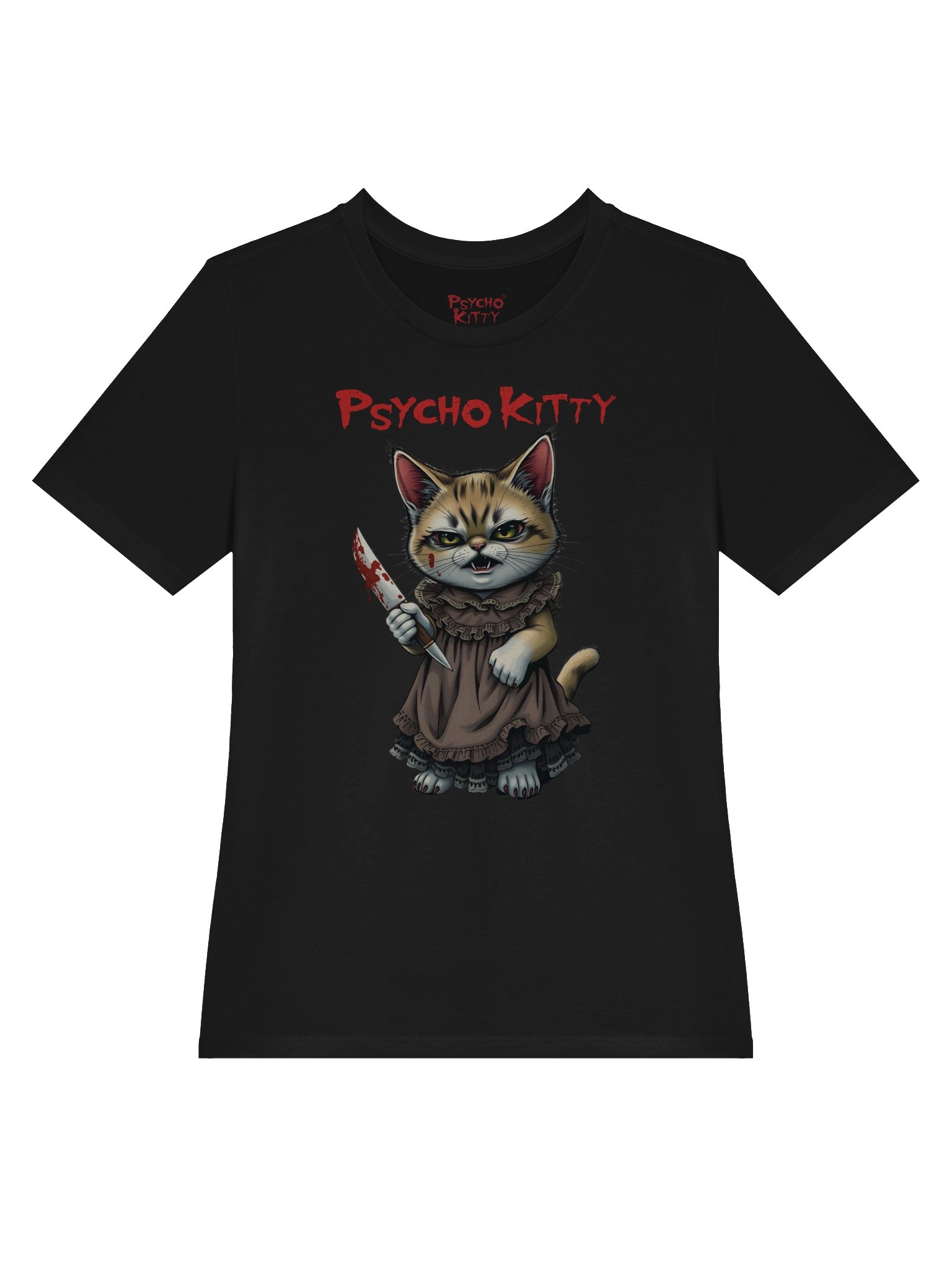 Grizelda Psycho Kitty Supersoft Women's Tee product image (1)