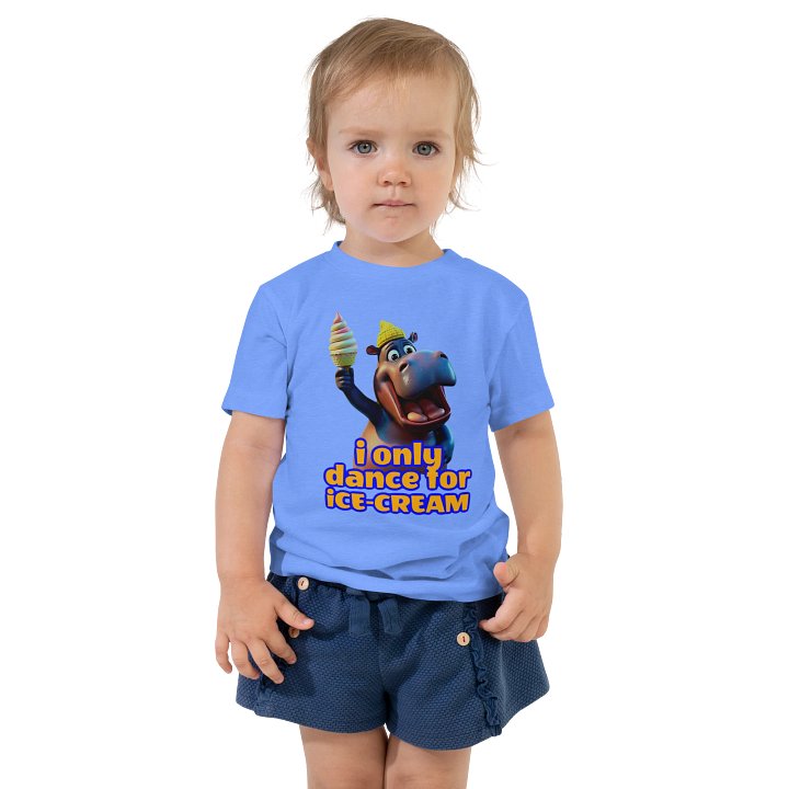 "I Only Dance for Ice-Cream" Toddler Tee. product image (6)