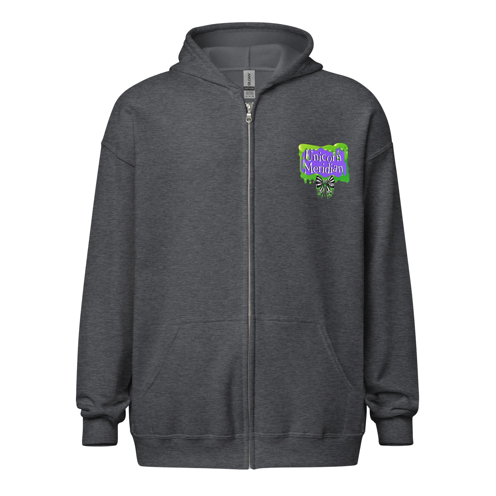 [UM Designs] Til Living Do We Part - Unisex Zip Hoodie product image (1)