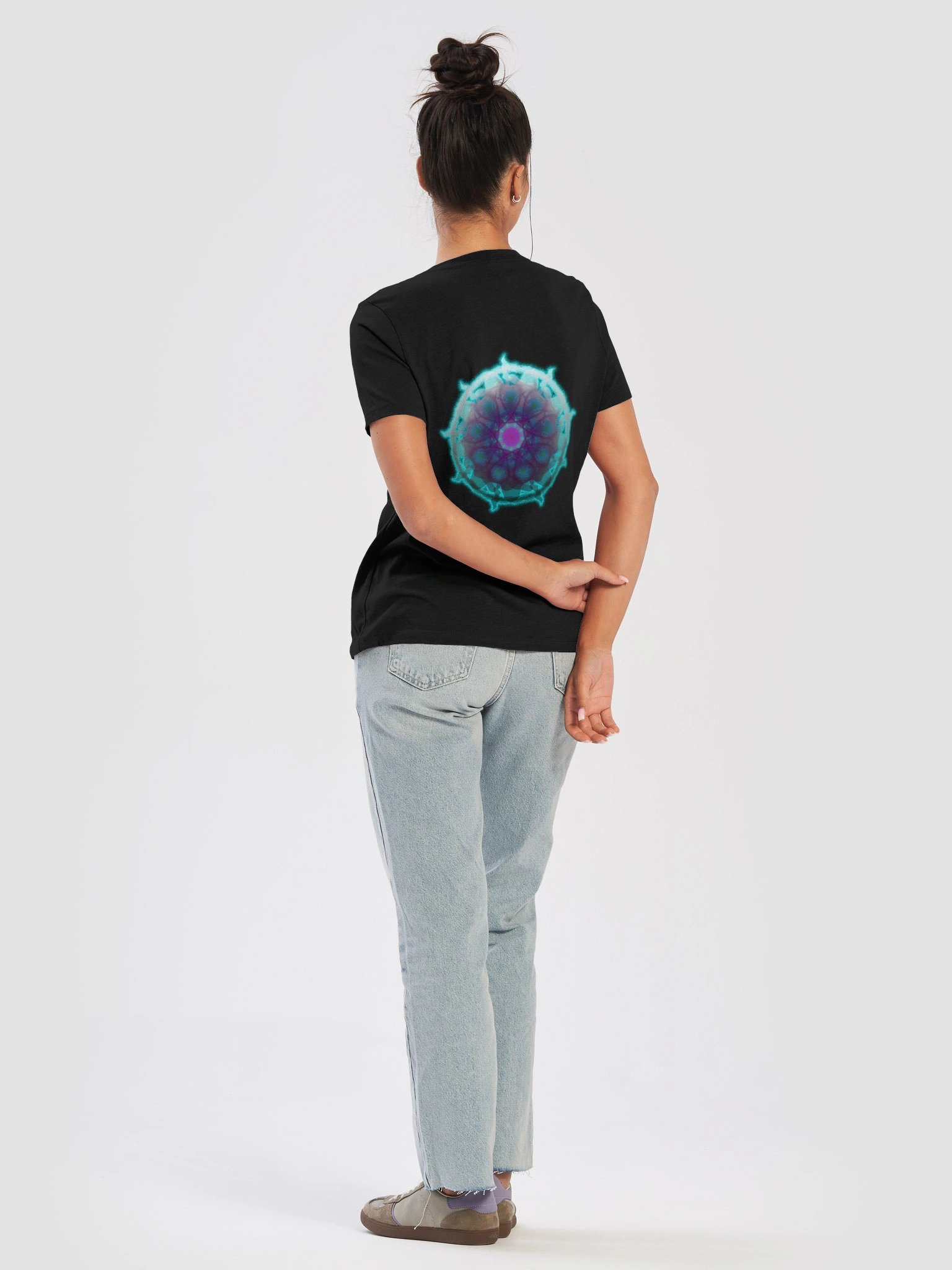 Neon Bloom V-Neck Tee product image (34)