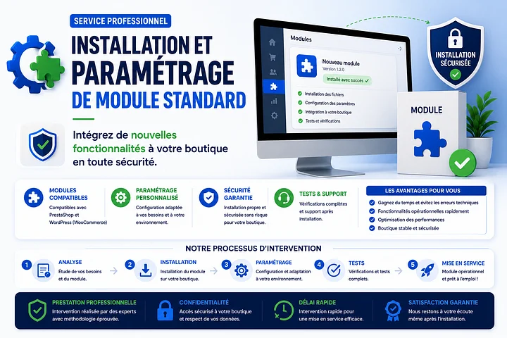 Installation et Paramétrage de Module Standard product image (1)