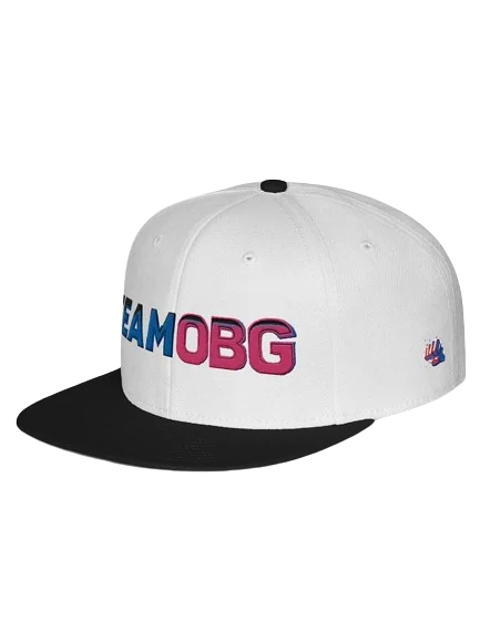 TeamOBG Snapback: White/Black product image (1)