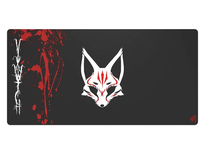 【VIXWYTCH】 Fox Mask Metal Desk Mat 36