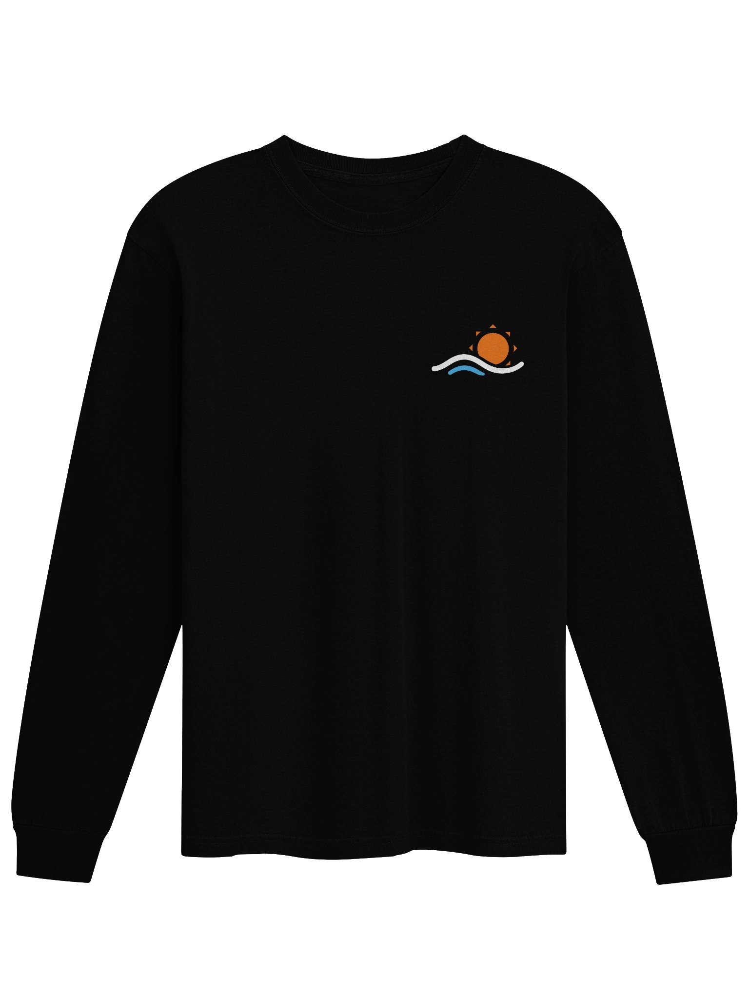 Front Pocket Logo and Full Back Graphic Long Sleeve (Light Logo) product image (1)